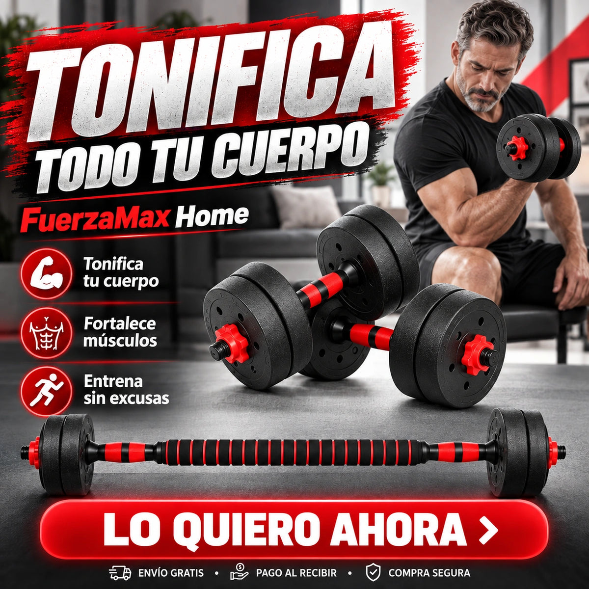 FuerzaMax Home - Tonifica Todo tu Cuerpo