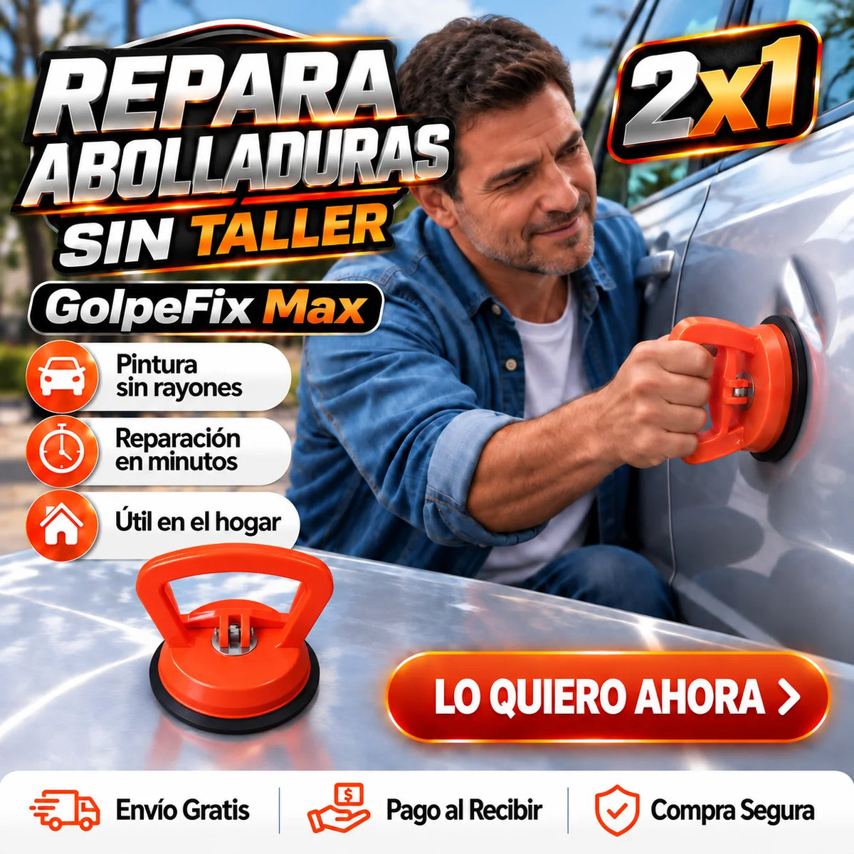 GolpeFix Max - Repara Abolladuras sin Taller