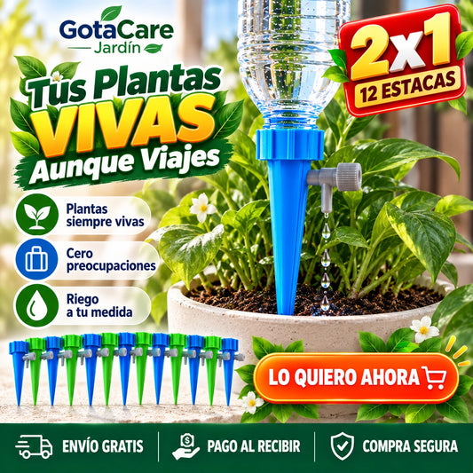 GotaCare Jardín - Tus Plantas Vivas Aunque Viajes