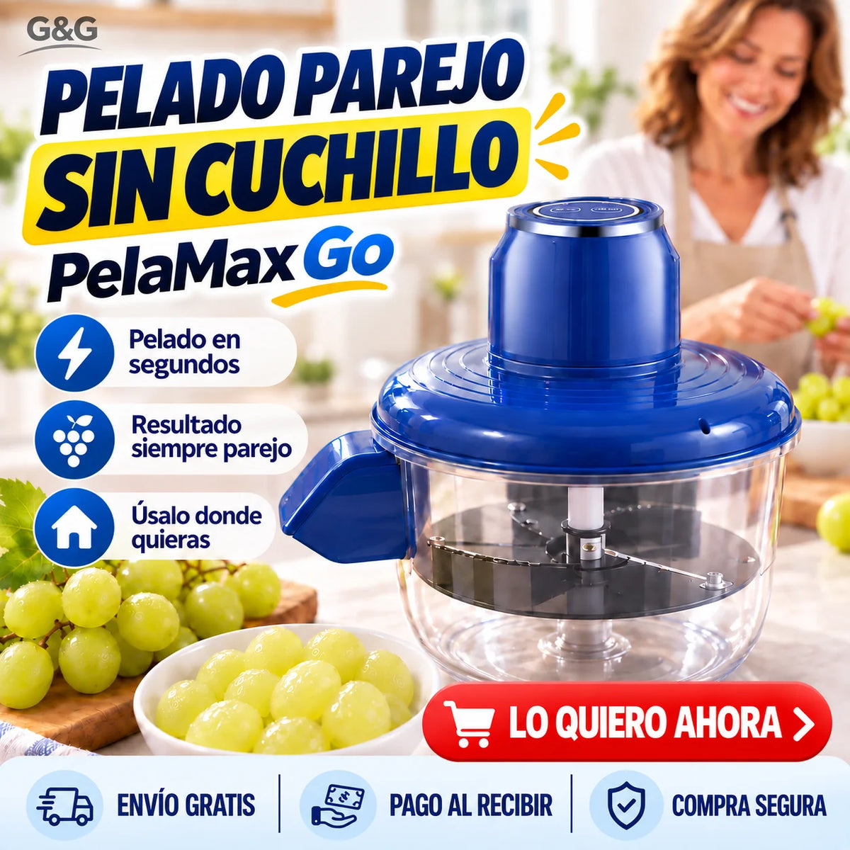 PelaMax Go - Pelado Parejo sin Cuchillo