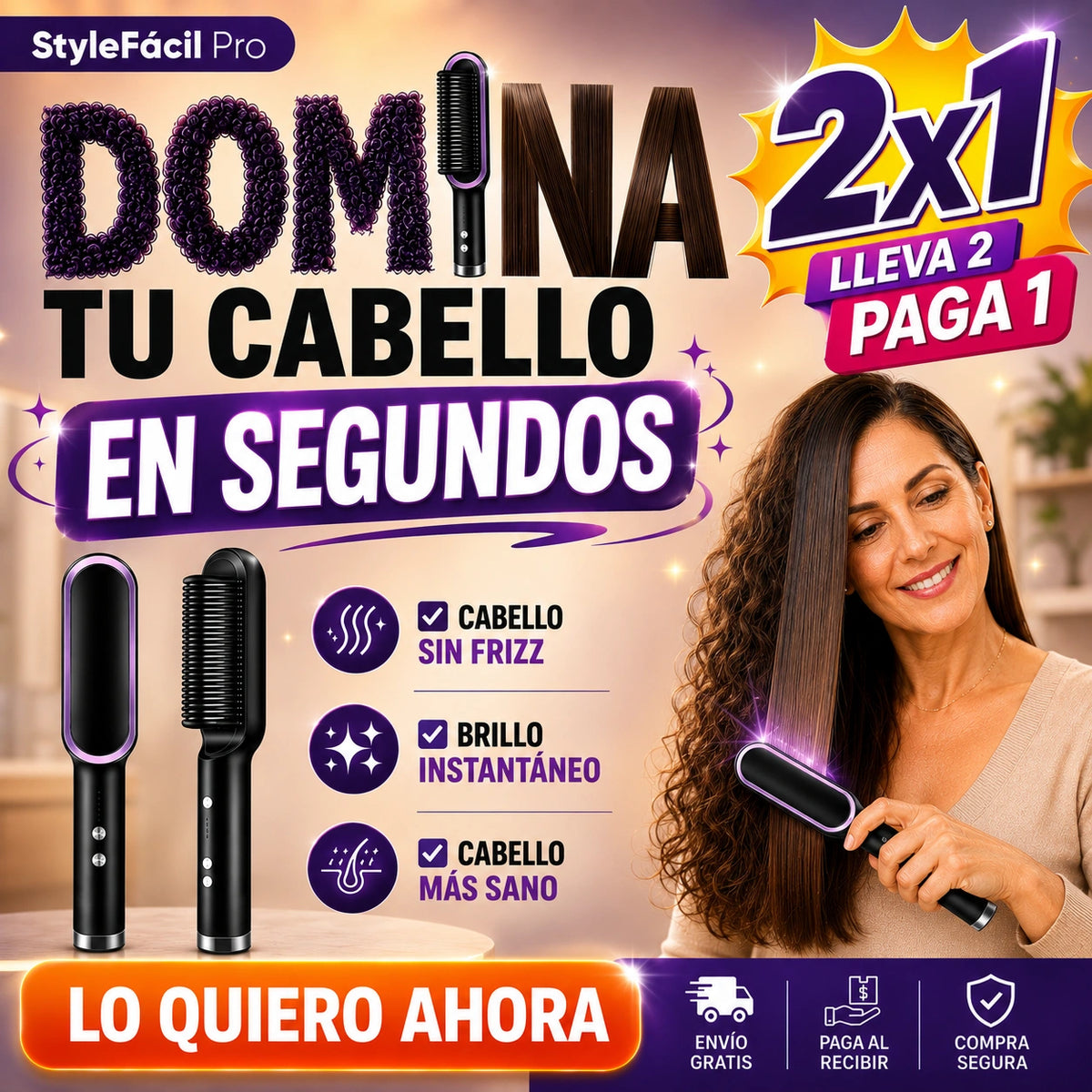 StyleFácil Pro - Domina Tu Cabello en Segundos