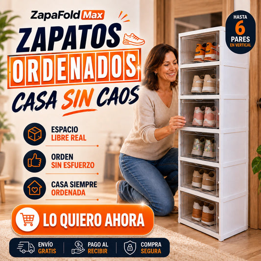 ZapaFold Max - Zapatos Ordenados, Casa sin Caos