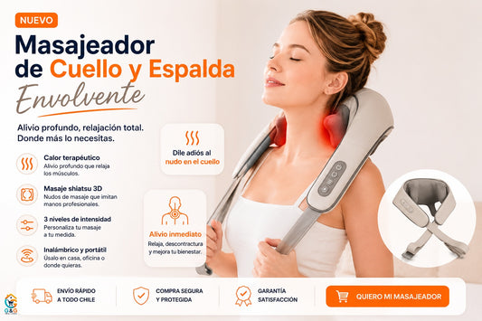Masajeador de Cuello y Espalda Envolvente