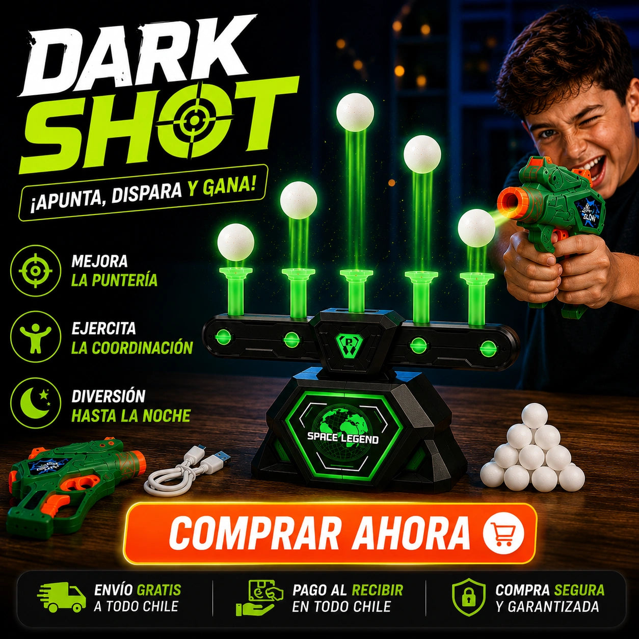 DarkShot - Puntería y Coordinación, Incluso a Oscuras