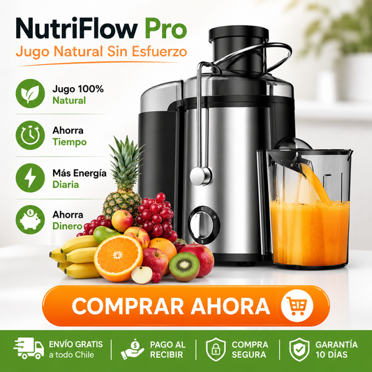 NutriFlow Pro - Jugo Natural Sin Esfuerzo