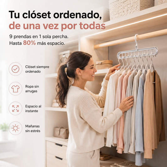 Set Perchas de Ropa 9 en 1