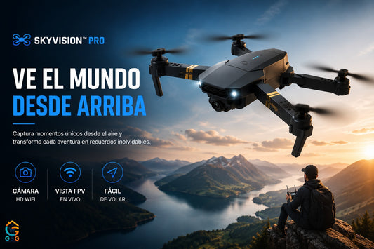 SkyVision™ - Dron Plegable Con Camara Wifi HD