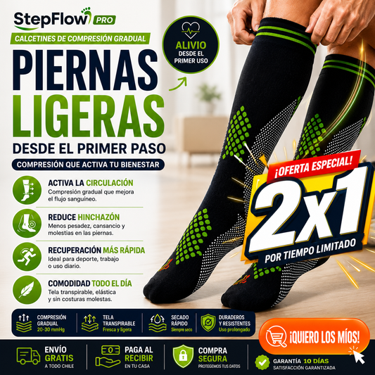 StepFlow Pro – Piernas ligeras desde el primer paso
