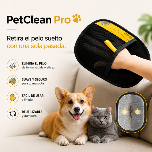 PetClean Pro - Retira el pelo suelto con una sola pasada.