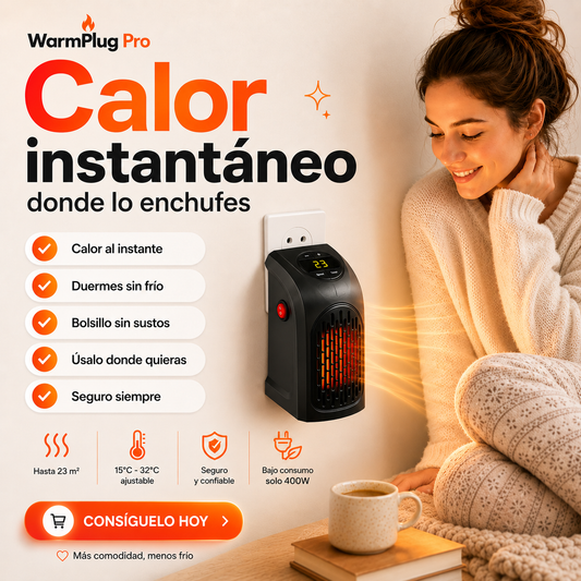 WarmPlug Pro- Calor instantáneo donde lo enchufes