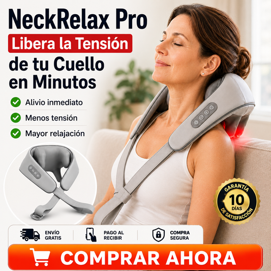 NeckRelax Pro - Libera la Tensión de tu Cuello en Minutos