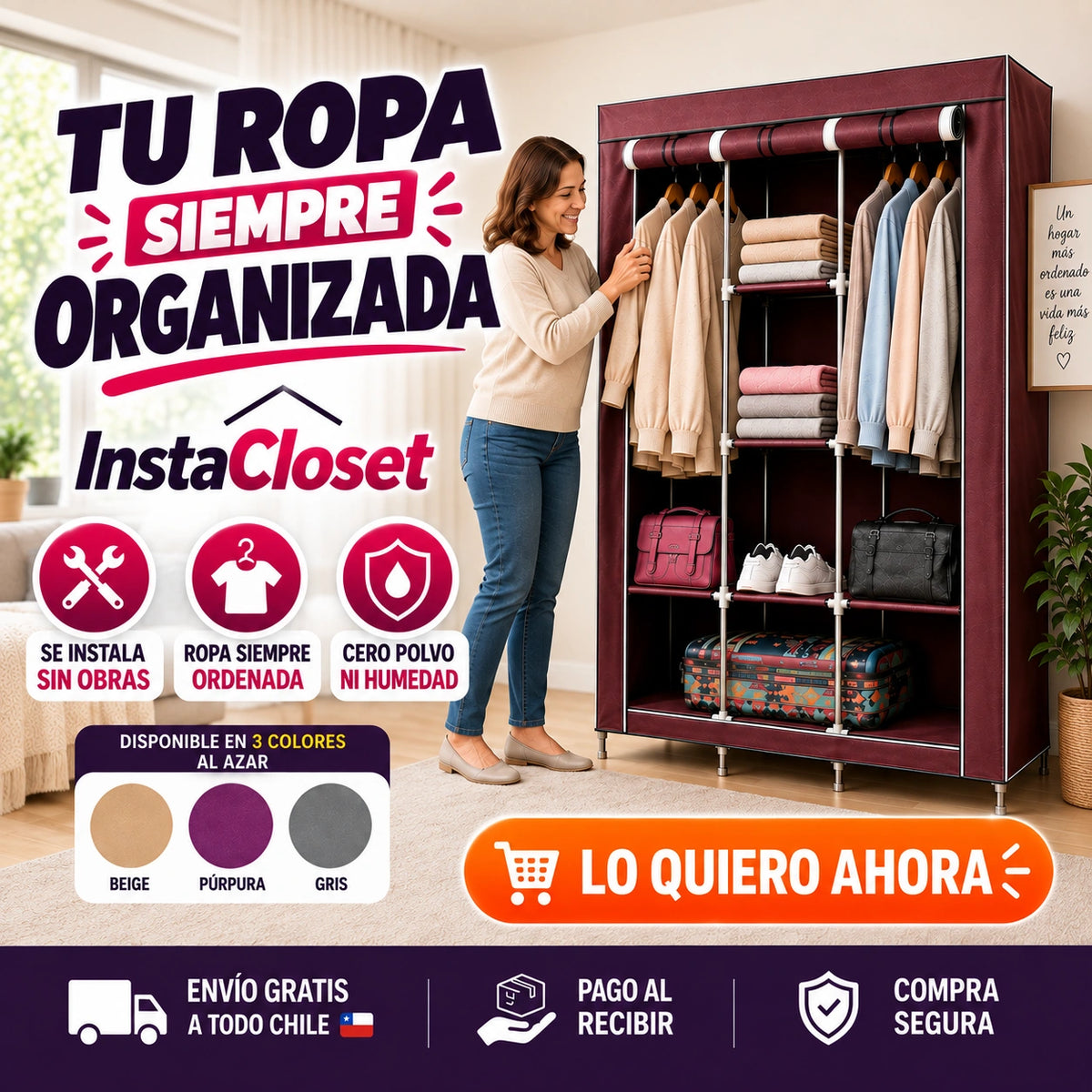 InstaCloset - Tu Ropa Siempre Organizada