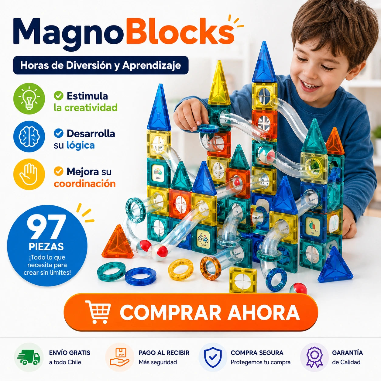 MagnoBlocks - Horas de Diversión y Aprendizaje