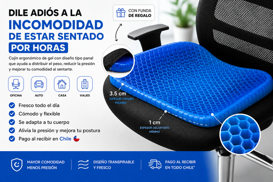 Soft Sitter - Cojín Gel Ergonómico + Regalo