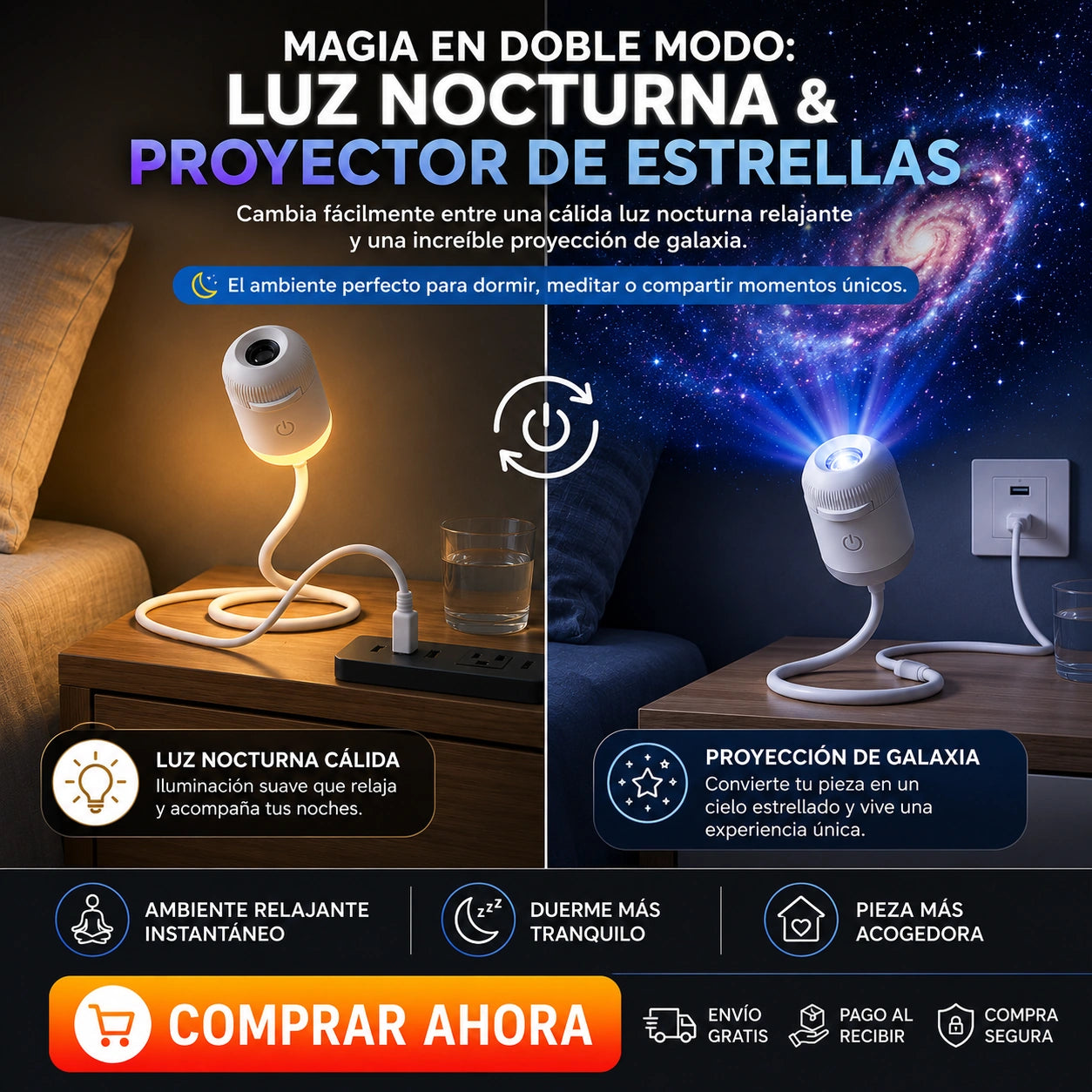 StarSky Pro - Transforma tu pieza en un cielo estrellado