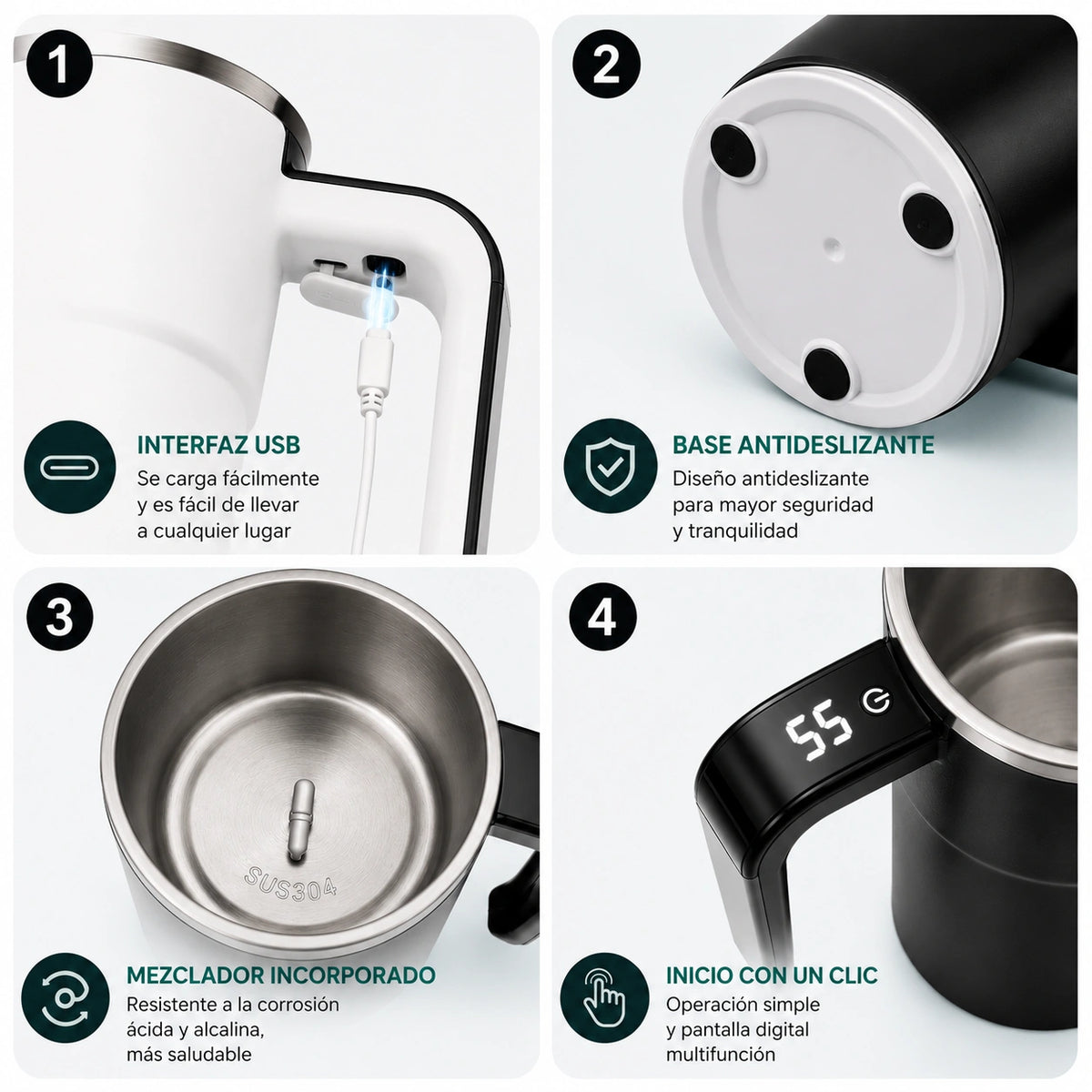 VortexCup - Mezcla y Calor Bajo Control