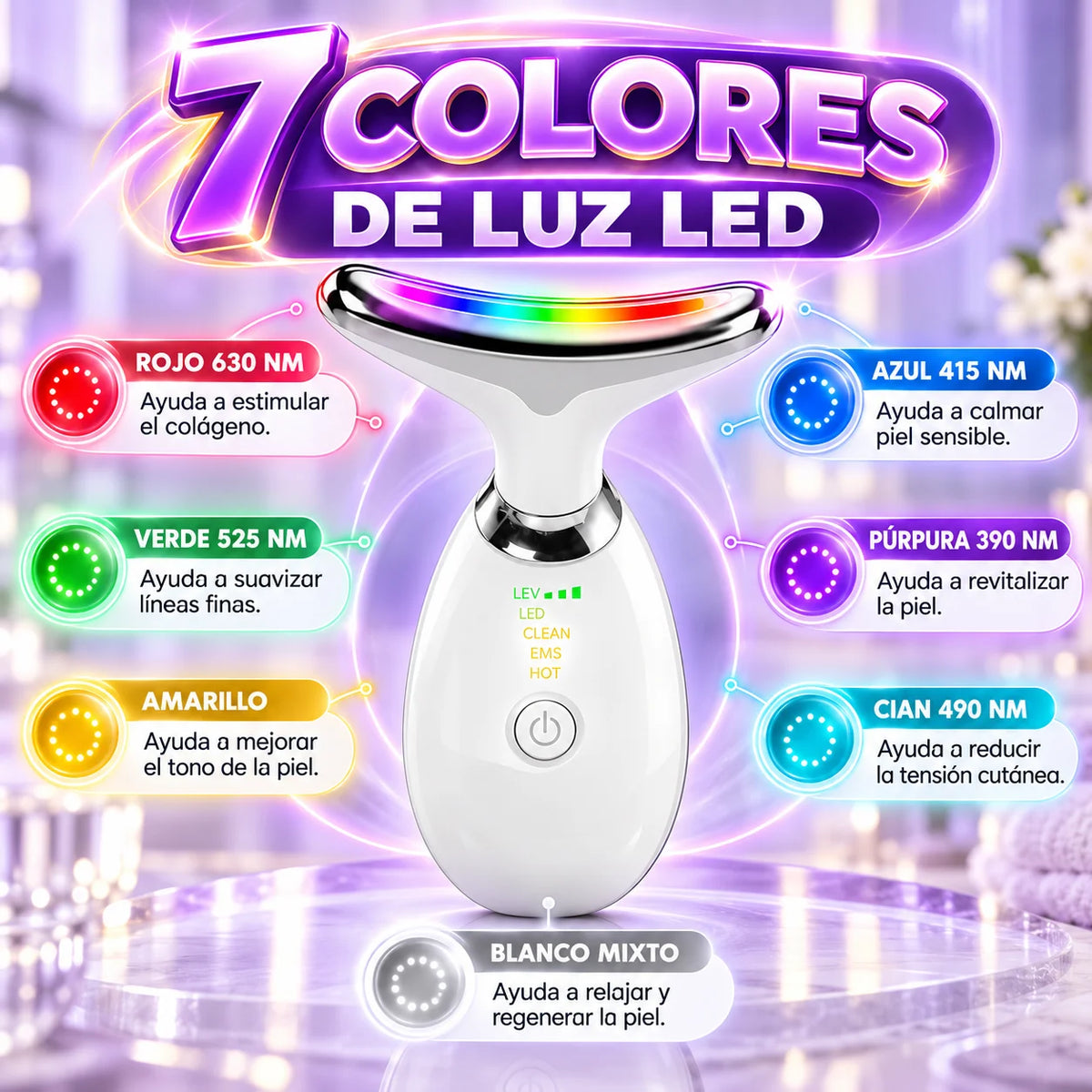 Lumi Facial - Tu Spa en Casa con Calor y Luz LED