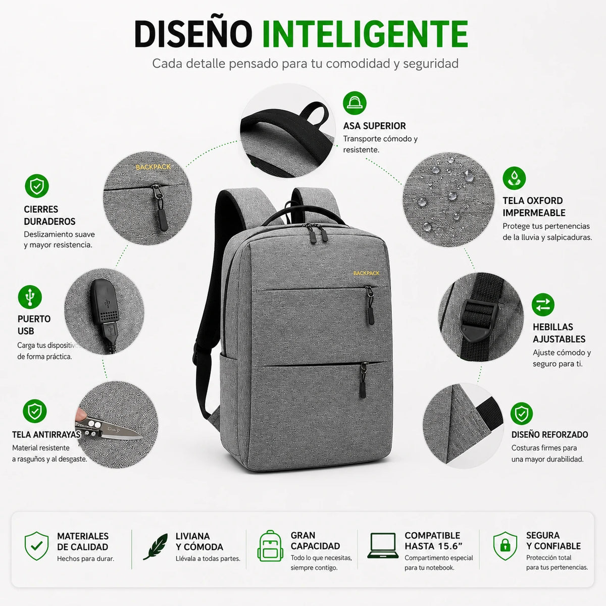 3 en 1 BackPack -3 productos, una sola compra