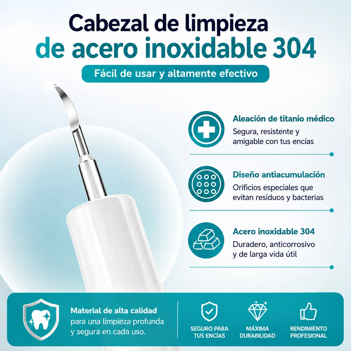 DentiClean Pro - Sarro Fuera, Dientes Sanos