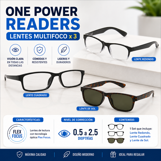 One Power Readers Lentes Multifoco x 3