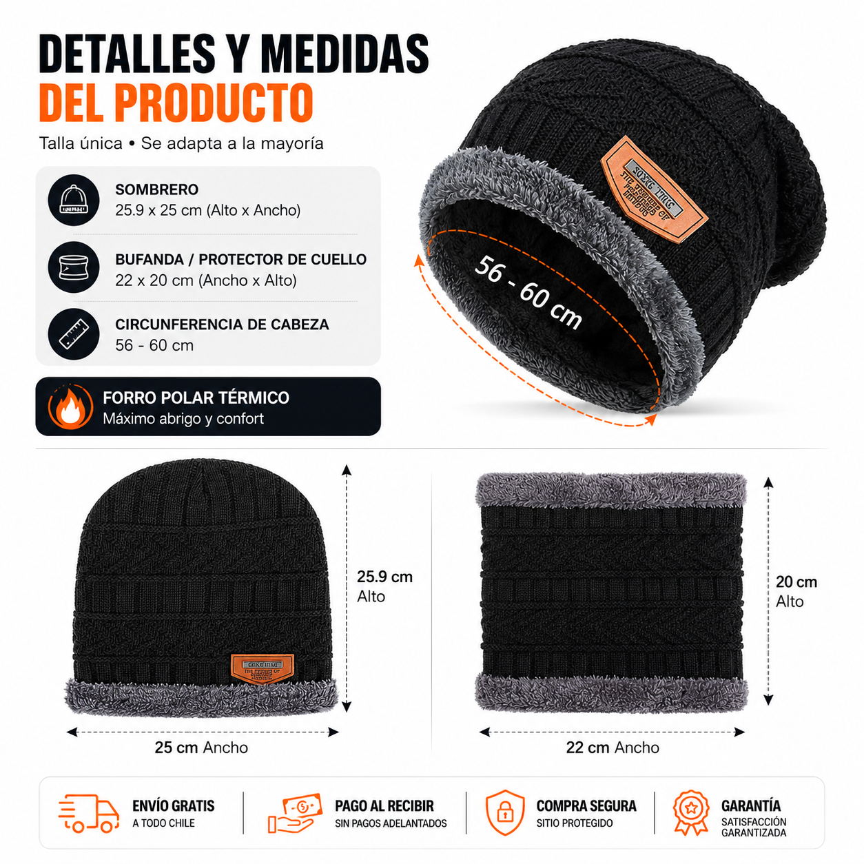 WinterDuo - Calor para cabeza y cuello en segundos