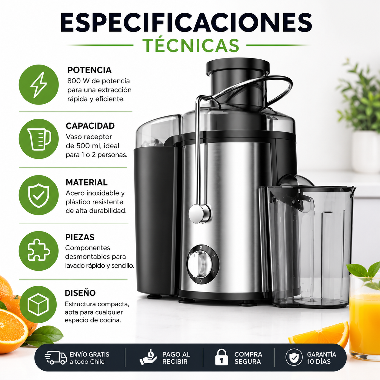 NutriFlow Pro - Jugo Natural Sin Esfuerzo