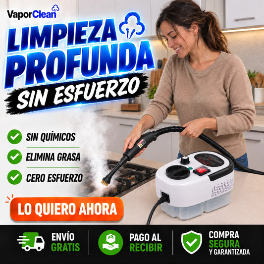 VaporClean - Limpieza Profunda sin Esfuerzo