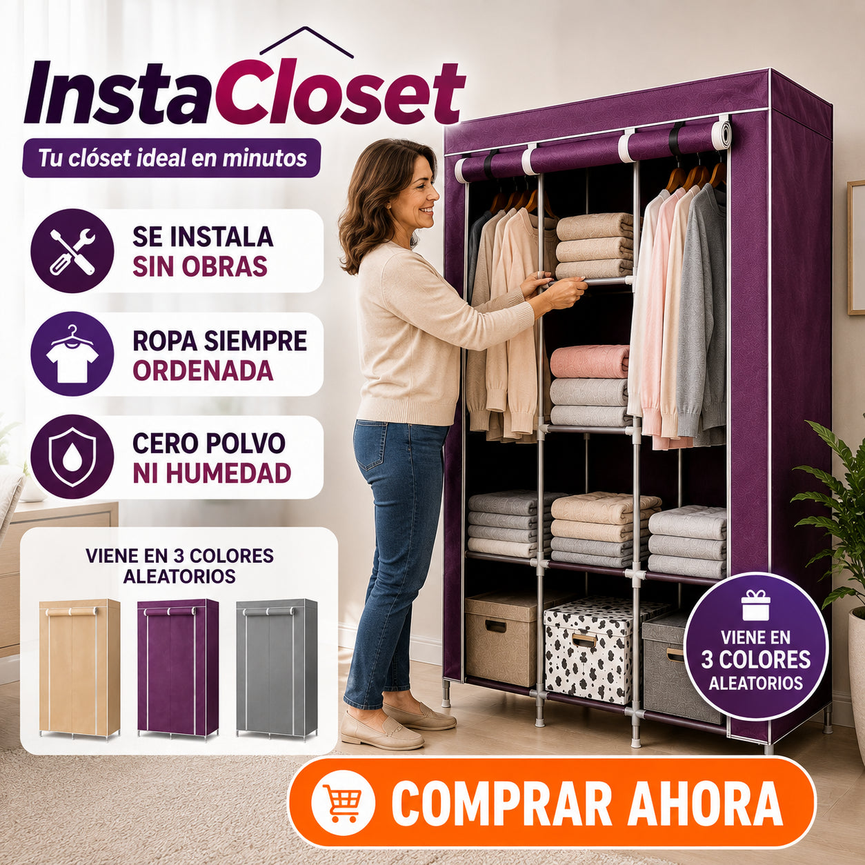 InstaCloset - Arma, cuelga y listo