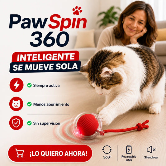 PawSpin 360 - Estimula el instinto de juego en segundos