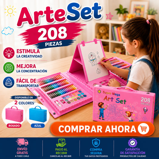 ArteSet208 - Todo Lo Que Necesita En Una Maleta