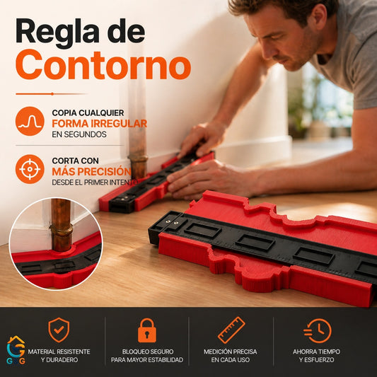 Regla Marcar Contorno Pisos Porcelanato