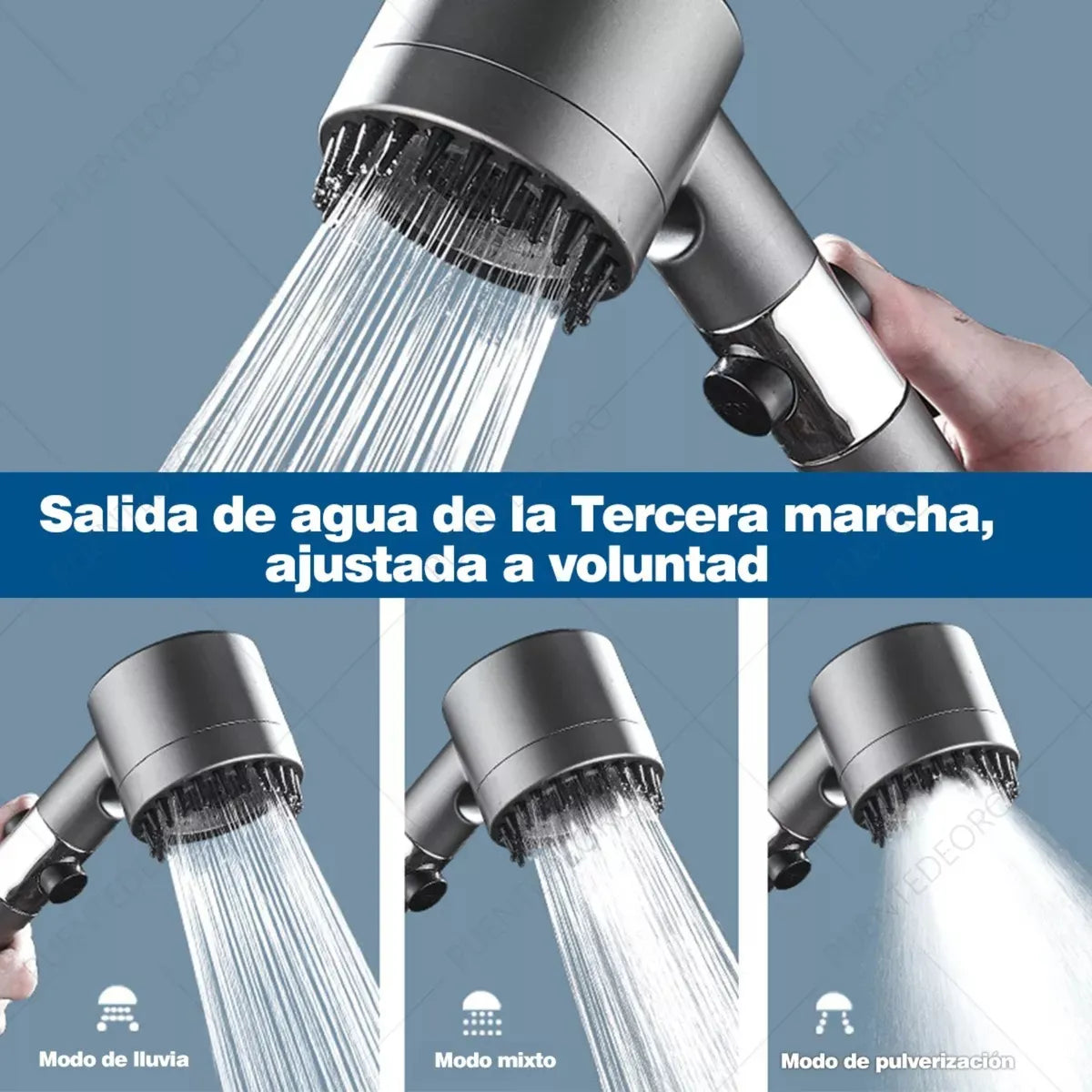 Cabezal Ducha Masajeadora Spa